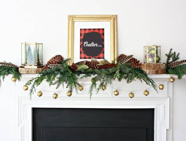 Coulters Living How to Decorate a Christmas Mantel