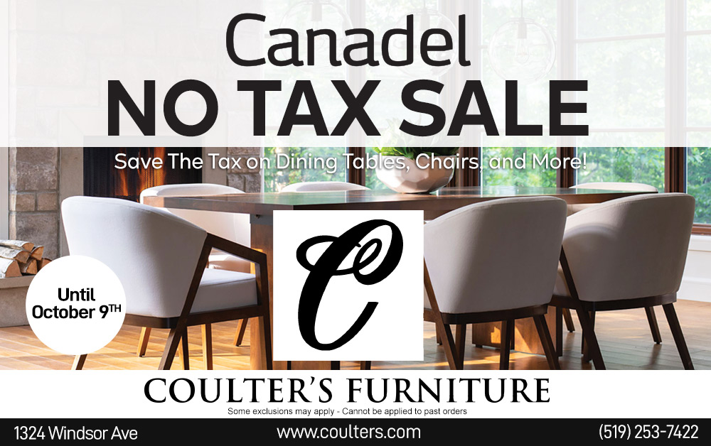 canadel no tax sale coulters furniture store windsor sale dining tables dining room sale october 2022 Sales