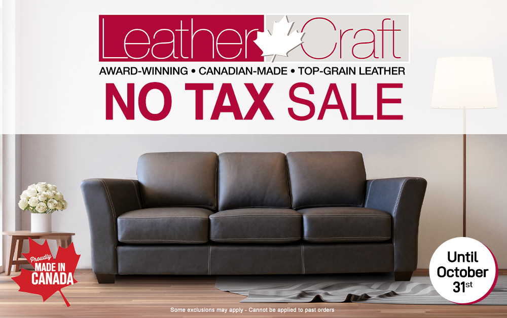 Leathercraft no tax sale october 2023 coulters furniture leather sofa sale Sales