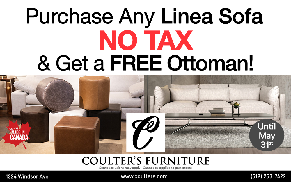 Linea sofa sale windsor ontario canada coulters furniture ottoman sale Sales