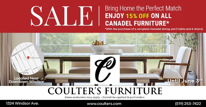 Canadel Sale May 2026 Dining Table Sale Windsor Ontario Coulters Sales
