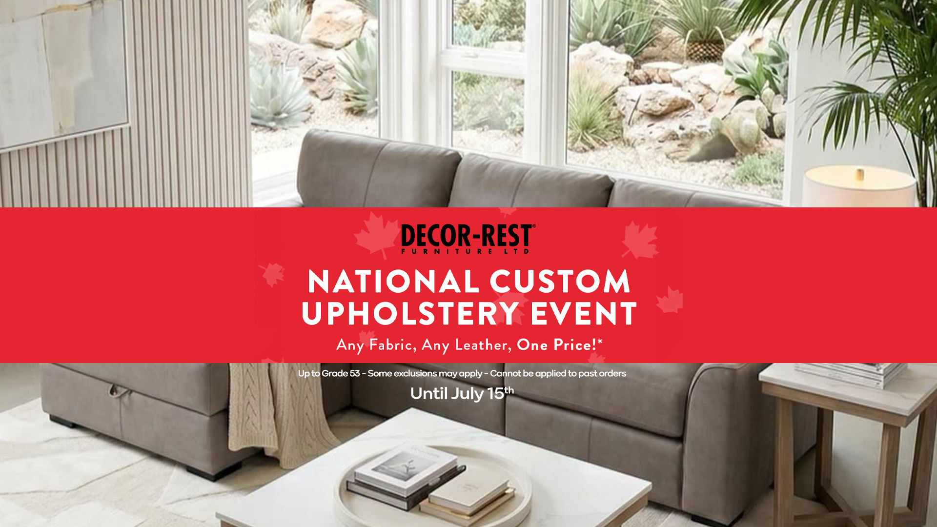 Decor Rest Upholstery Sale Slider June 2026 Home