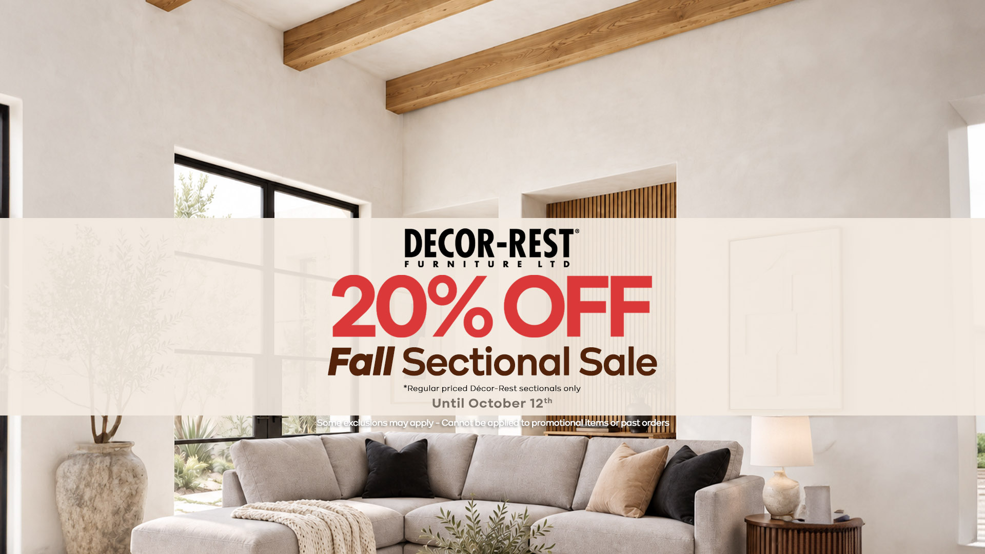 Decor Rest Sectional Sale September 2026 Coulters Furniture windsor copy Home